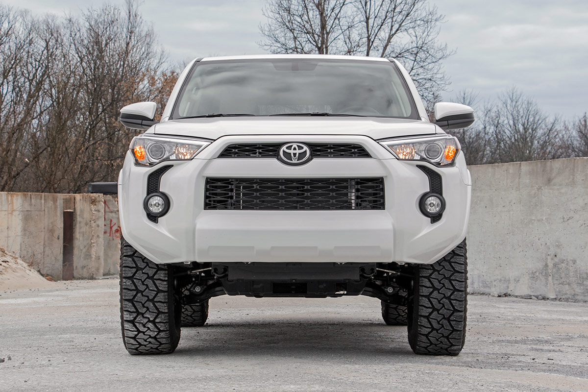 Toyota 4Runner Suspension Lift Kit - Front + Rear - Rough Country - RR Coils + M1 Struts + N3 Shocks - '10-'24